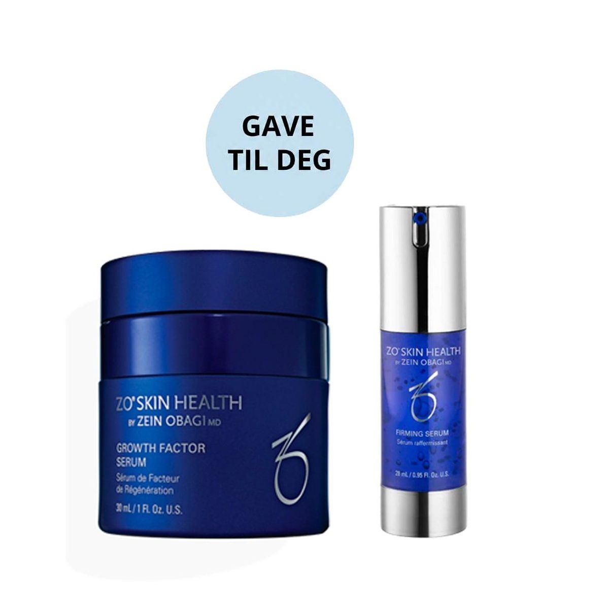 FORHÅNDSBESTILL KAMPANJE| ZO Growth Factor Serum + Firming Serum