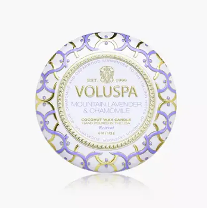 Hovedbilde Mountain Lavender & Chamomile Mini Tin Candle