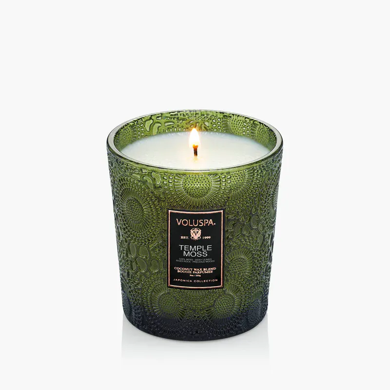 Temple Moss Classic Boxed Candle